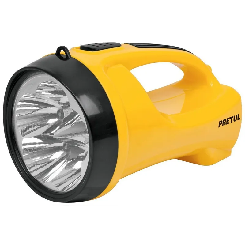 Linterna Lámpara Reflectora 5 Leds Recargable 200lm Pretul