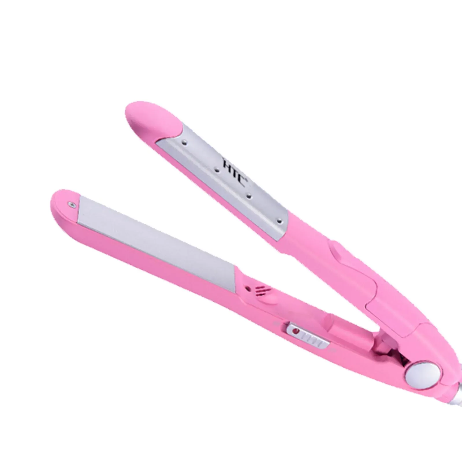 Plancha Para Cabello Cerámica 220 Grados Htc Jk-6005 Rosa