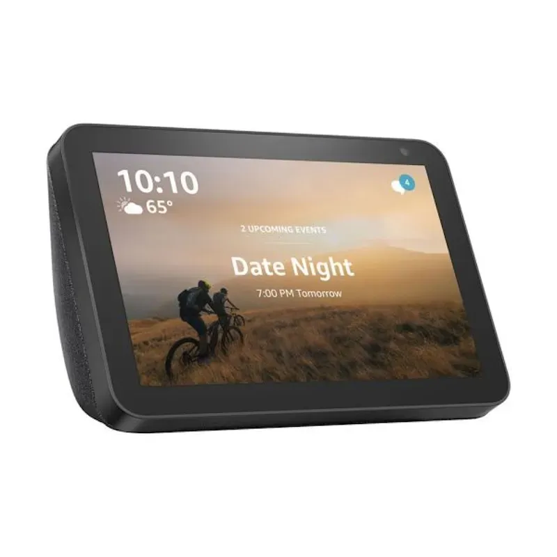 Amazon Echo Show 8 2da Gen Alexa Asistente Virtual Color Negro