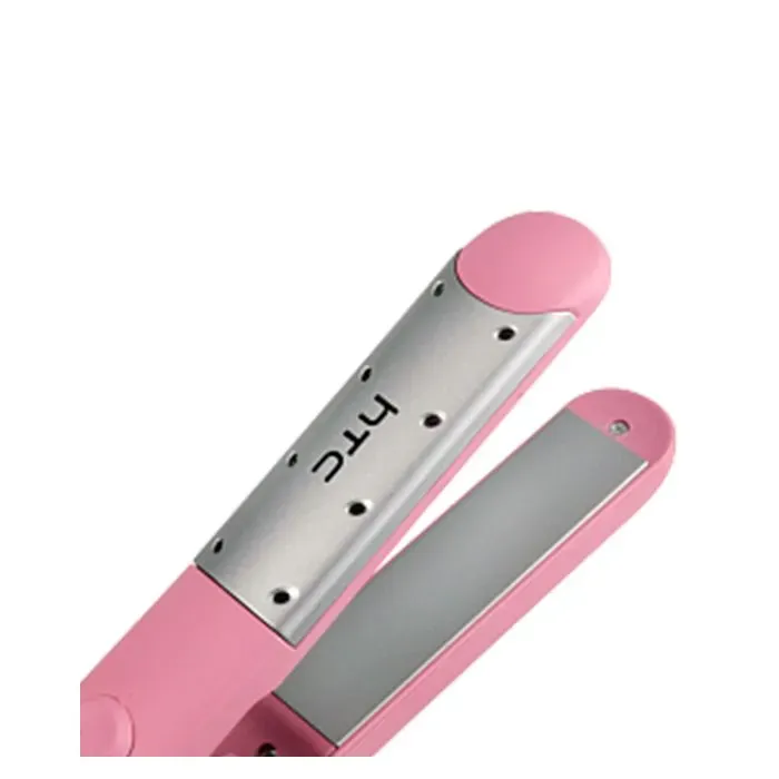 Plancha Para Cabello Cerámica 220 Grados Htc Jk-6005 Rosa