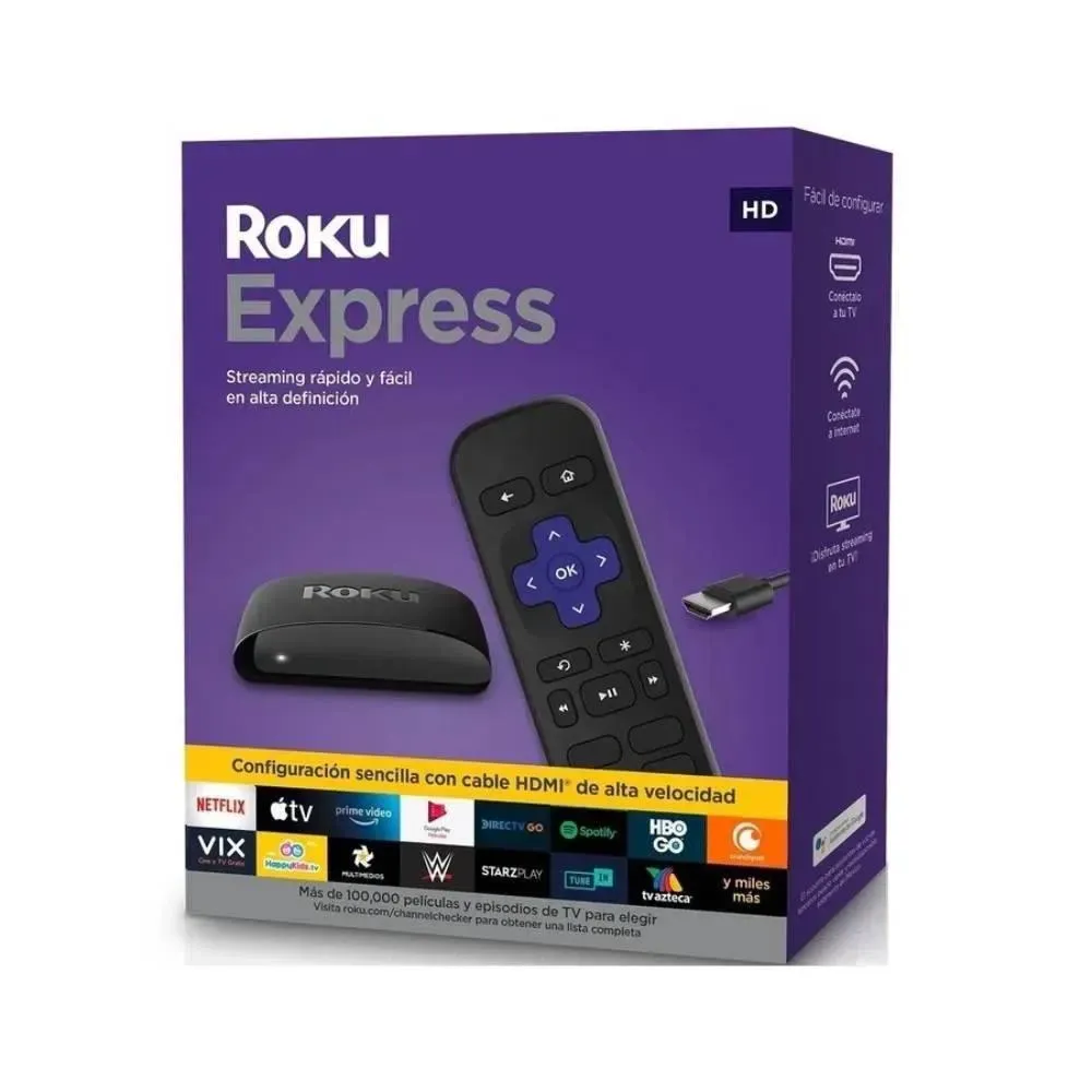 Convertidor Smart Tv Roku Express Hd Streaming