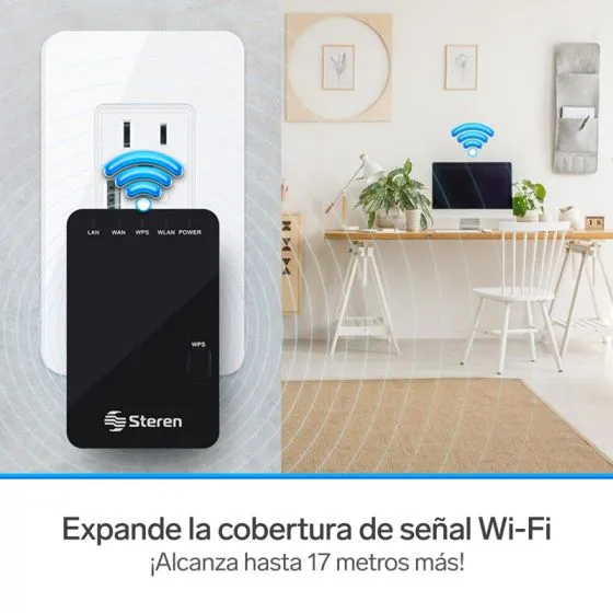 Repetidor y Punto Acceso WIFI COM-818 STEREN