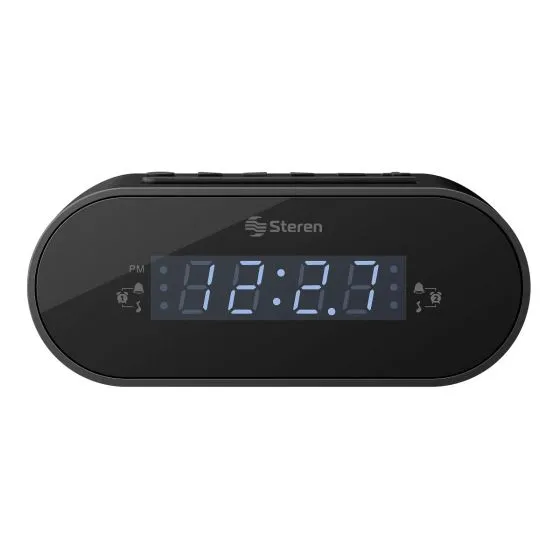 Radio Reloj Despertador Digital FM STEREN CLK-240