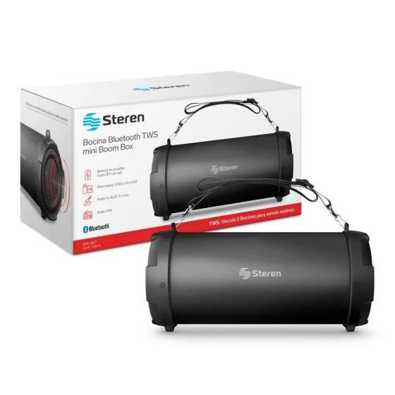 Parlante SPEAKER BLUETOOTH USB Bocina MINI BAZOOKA STEREN