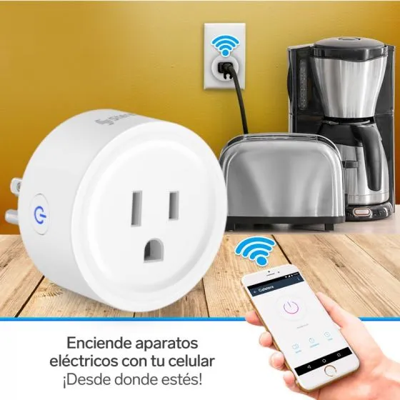 3 Toma Corriente Sencillos Smart Wifi STEREN