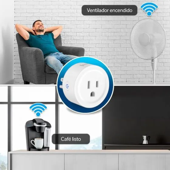 3 Toma Corriente Sencillos Smart Wifi STEREN