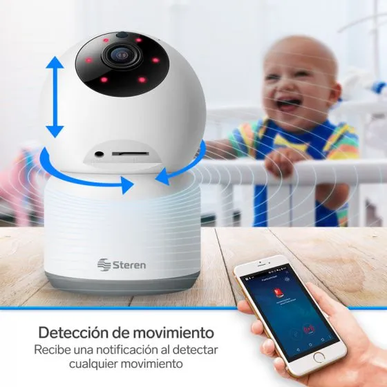 Cámara De Seguridad WIFI HD ROBOTIZADA CCTV-218 STEREN