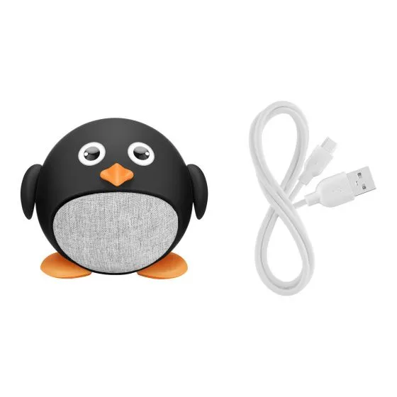 Mini Parlante BLUETOOTH CON FORMA DE PINGÜINO STEREN