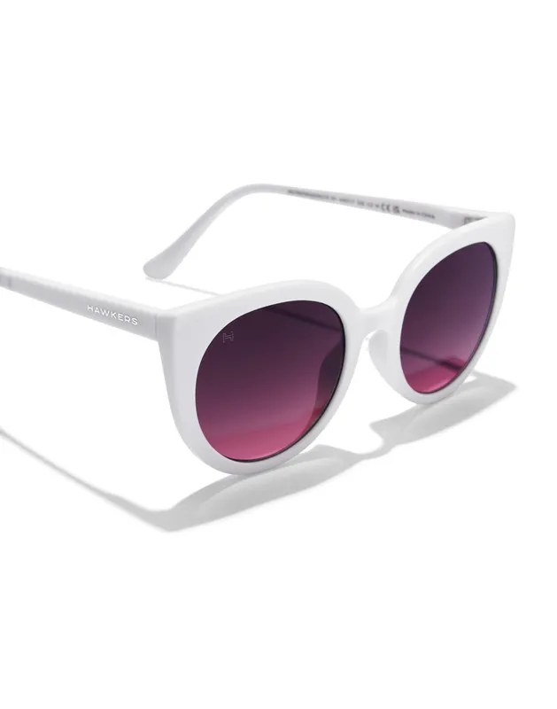 Gafas De Sol Hawkers DIVINE KIDS - WHITE BLACK TO PINK