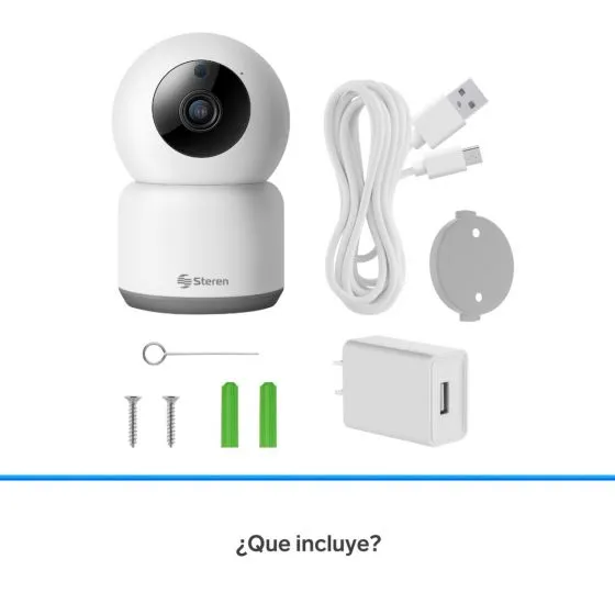 Cámara De Seguridad WIFI HD ROBOTIZADA CCTV-218 STEREN