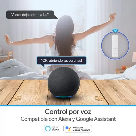 Motor Automatizar Persianas Cortinas WI-FI Smart Home STEREN