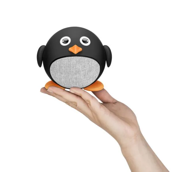 Mini Parlante BLUETOOTH CON FORMA DE PINGÜINO STEREN