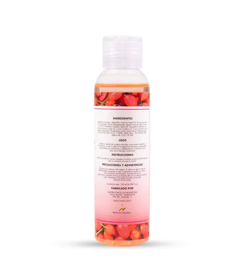 Aceite Corporal con Rosa Mosqueta 120ml