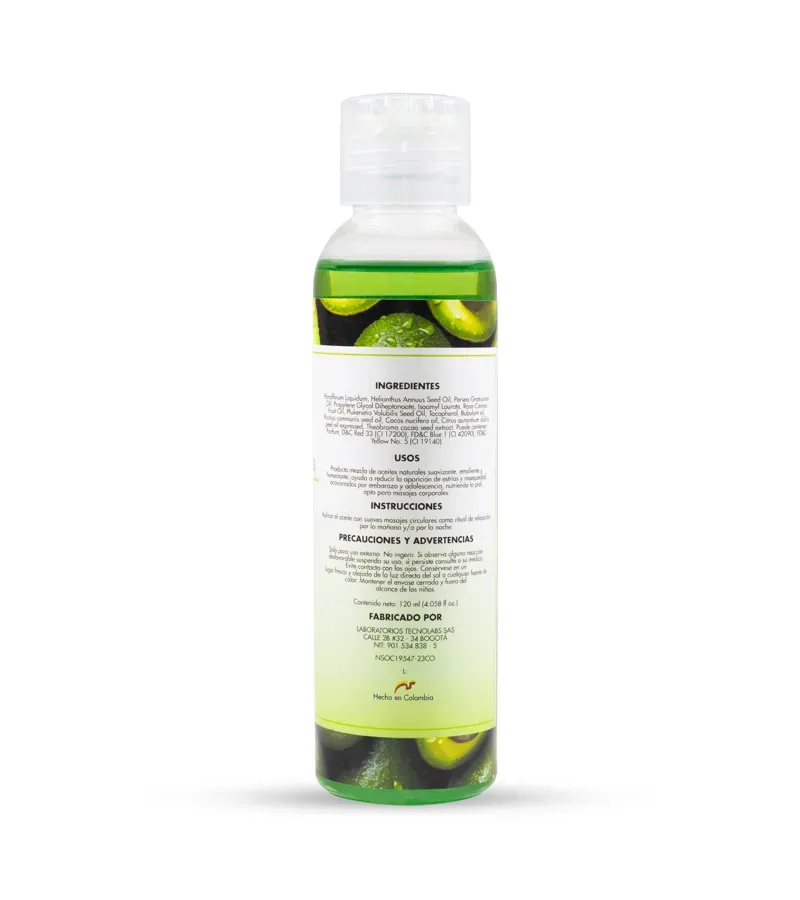 Aceite Corporal con Aguacate 120ml