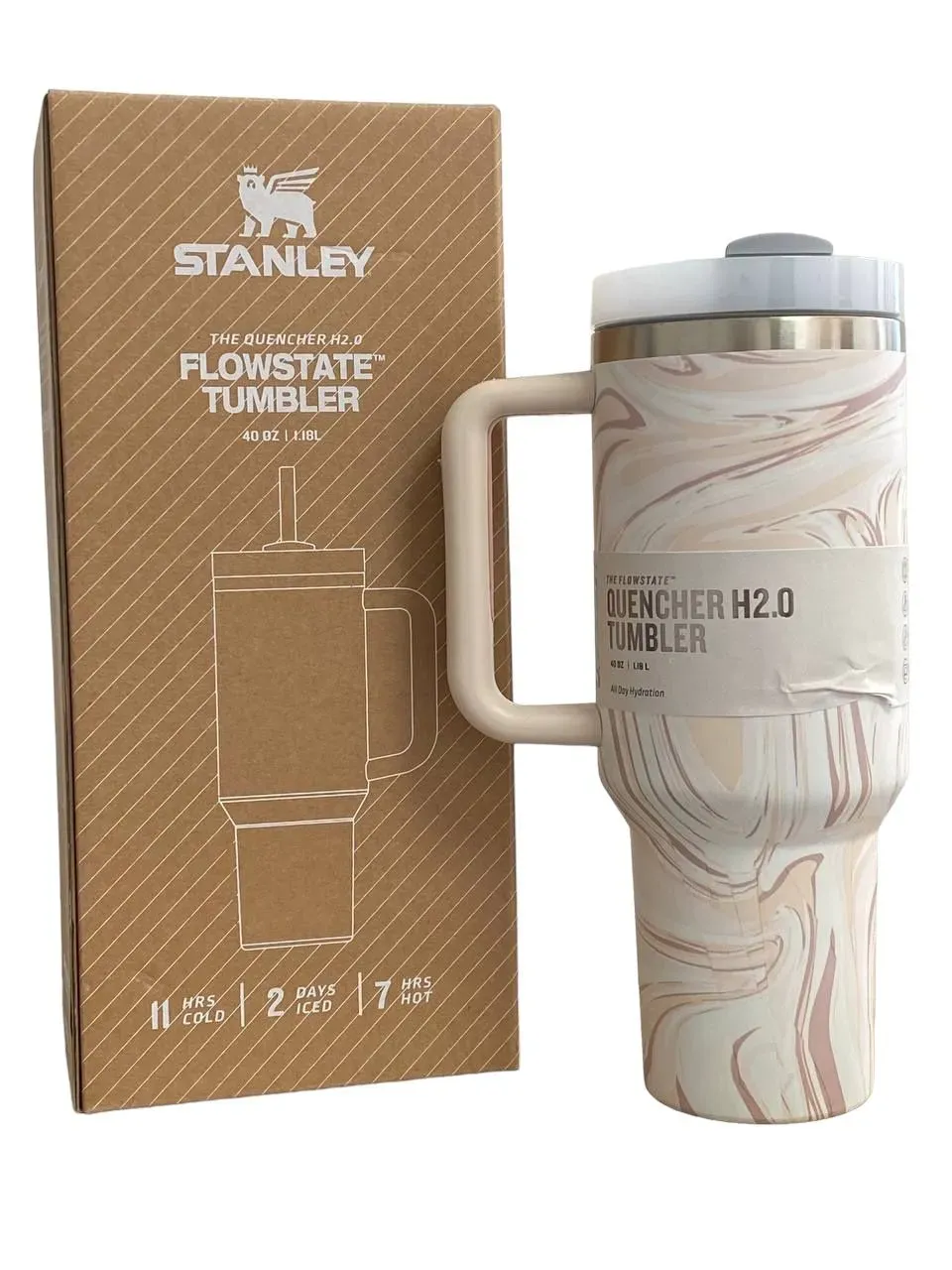 Termo Stanley 40 Oz Frio - Calor Color Marmol