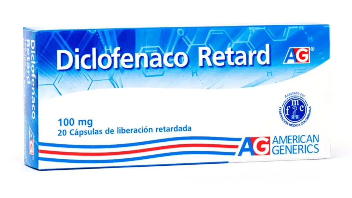 Diclofenaco Retard 100Mg Capsula