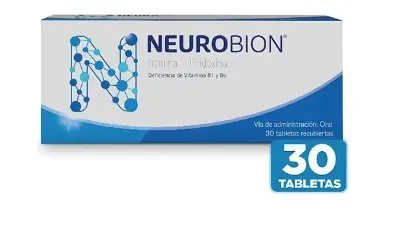 Neurobion Tiamina + Piridoxina - Caja X 30 Tabletas Recubiertas 