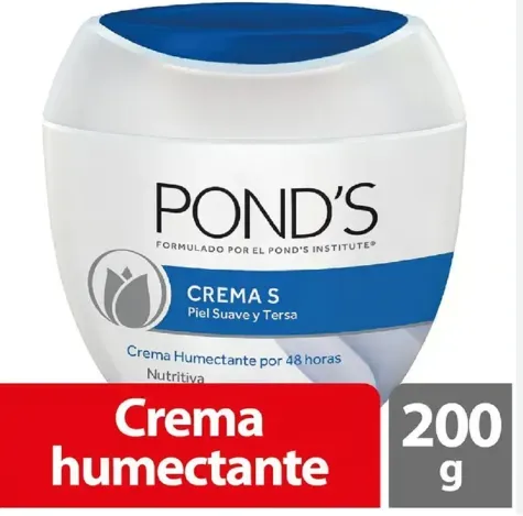 Crema Ponds S Nutritiva - Piel Suave Y Tersa - Cont. 200 Gr.