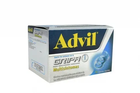 Advil Gripa Capsulas 