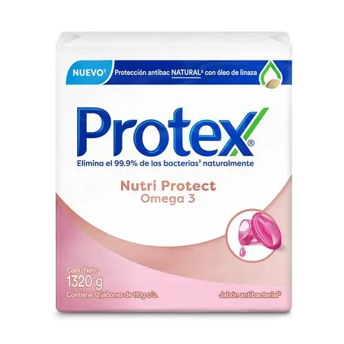 Jabón De Baño Protex Nutri Protec Omega 3  De 110G 