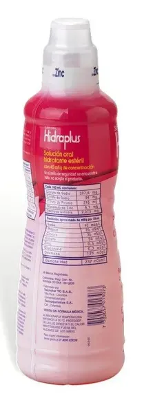 Hidraplus 45 Zinc Sabor A Fresa Suero Oral - Cont. 400 Ml