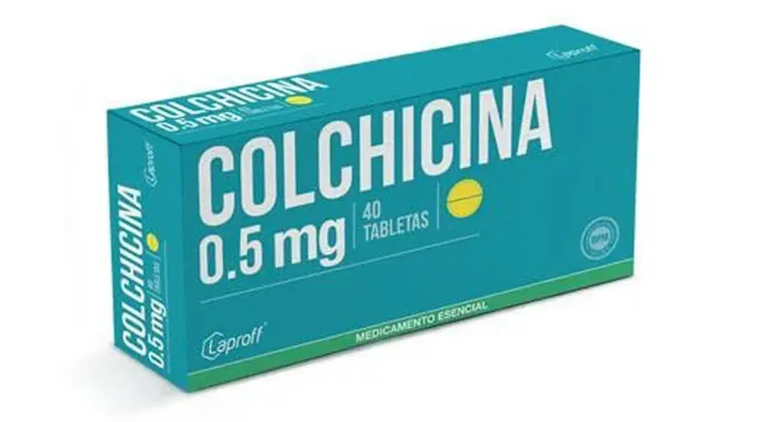 Colchicina 0.5 Mg Tabletas Blister X 10 Laproff 