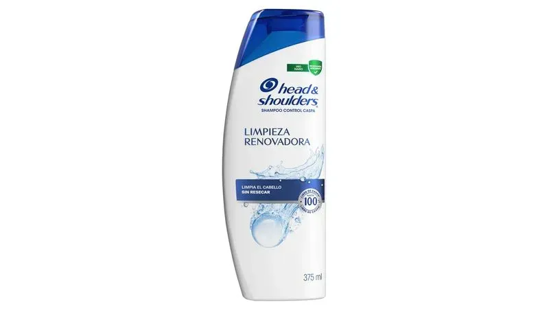 Shampoo Head Y Shoulders Limpieza Renovadora  Frasco X 375Ml 