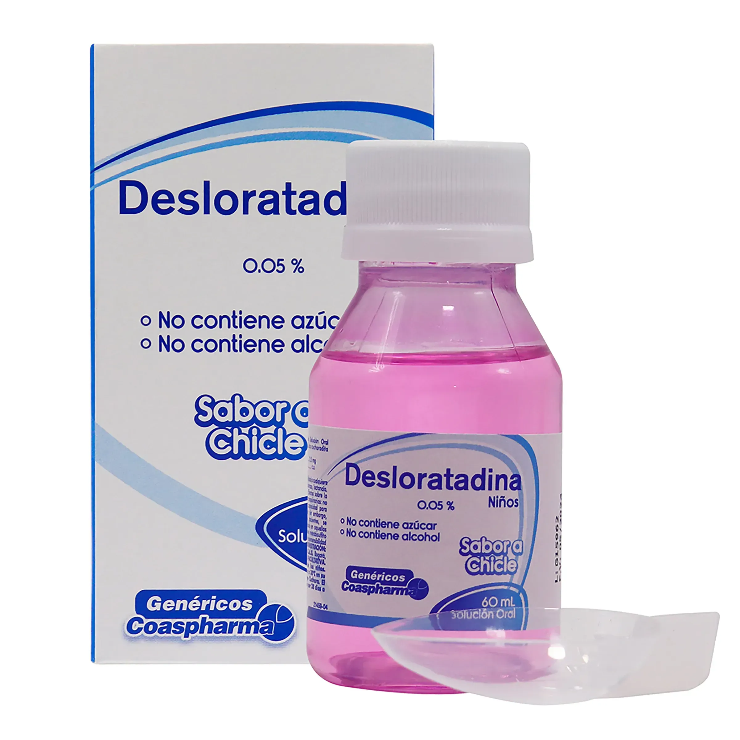 Desloratadina Jarabe Sabor Chicle 60Ml