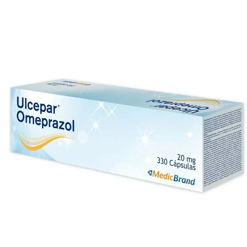 Ulcepar Omeprazol 20Mg Capsulas Medic Brand  Blister X 10