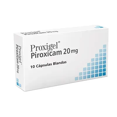 Proxigel Piroxicam 20mg Caja X 10 Capsulas 