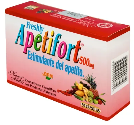 Apetifort  500Mg por 30 cápsulas