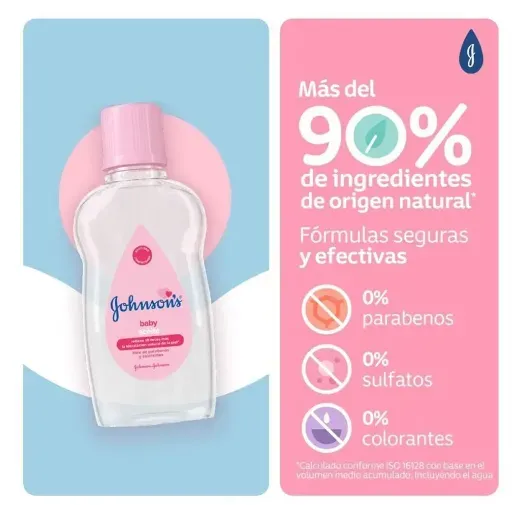 Aceite Johnson´s  Baby  -Retiene 10 Veces Mas La Hidratación Natural De La Piel  De 50Ml 