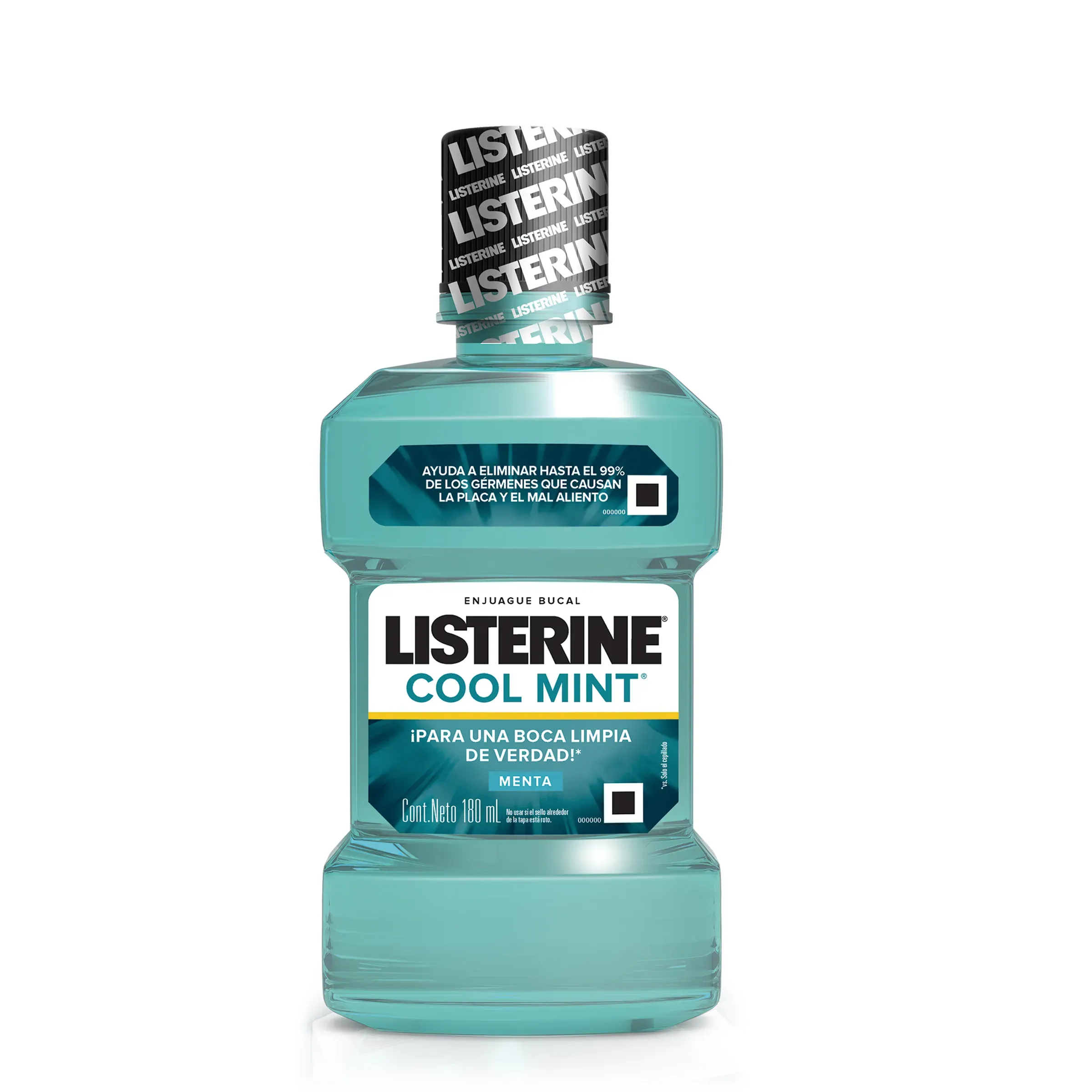 Pack x 3 - Listerine 180 ml + 2 Cepillos Fluo Cardent Kids  Suave