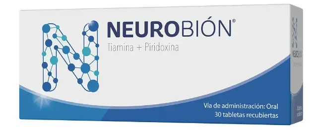 Neurobion Tiamina + Piridoxina - Caja X 30 Tabletas Recubiertas 