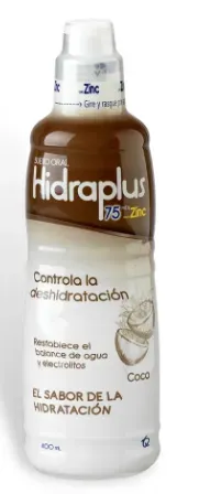 Hidraplus 75 Zinc - Sabor A Coco - Cont. 400 Ml