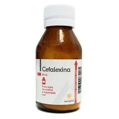 Cefalexina Polvo Para Suspensión Oral Frasco X 60Ml Memphis 