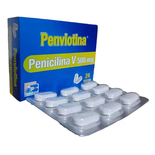 Penviotina Penicilina V 500Mg Tabletas Blister X 12 