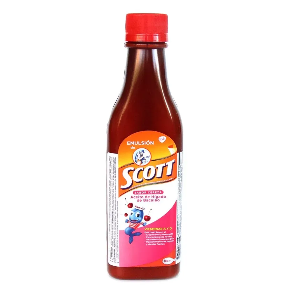 Emulsión De Scott Sabor Cereza 360Ml