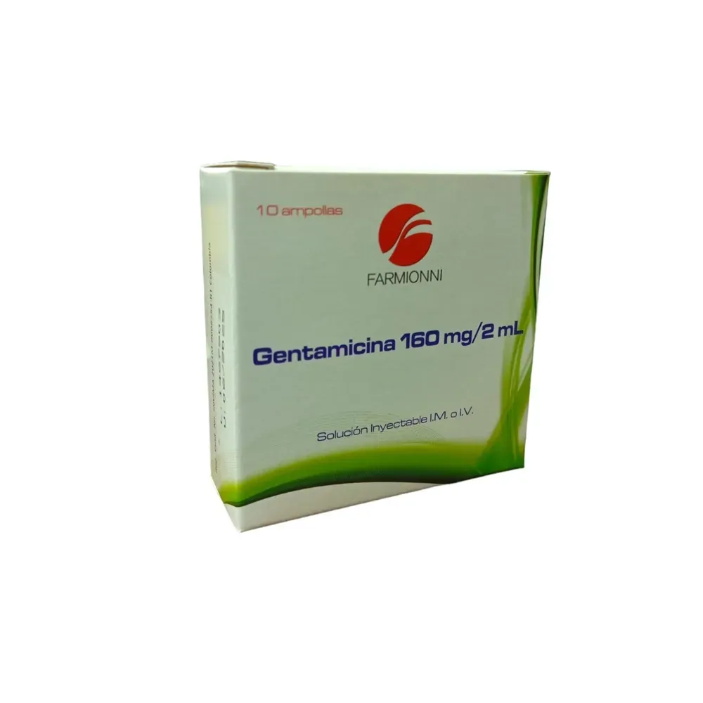 Gentamicina De 160Mg/2Ml Ampolla 