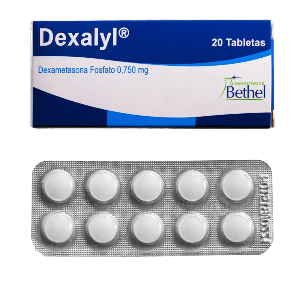 Dexalul Dexametasona Fosfato 0.750Mg  Tabletas Blister X 10