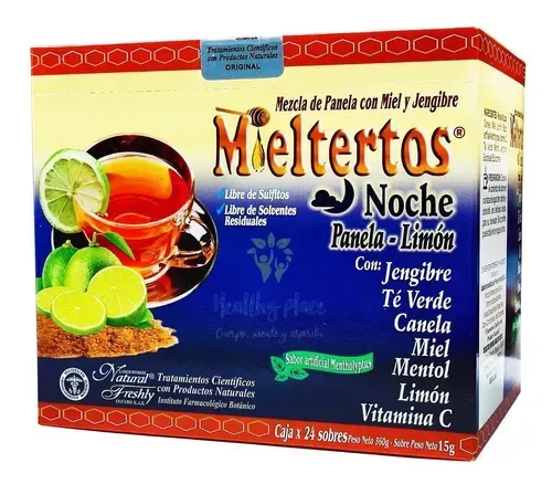 Miertertos Noche Panela Naranja Gripa Sobres 