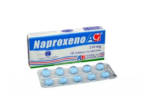 Naproxeno 250Mg  Caja X 10 Tabletas American G 