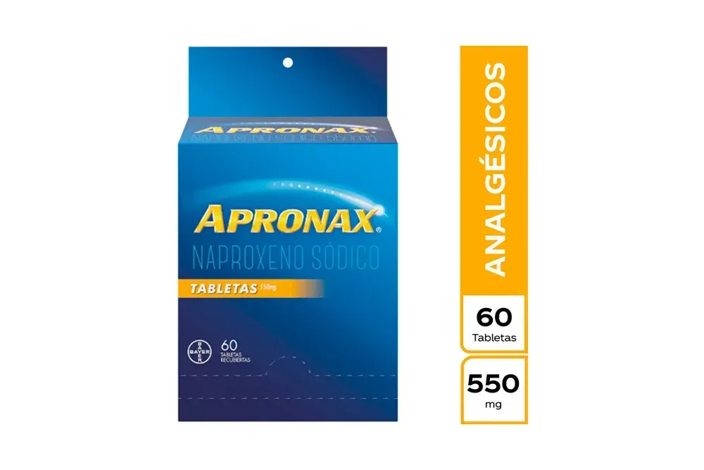 Apronax Naproxeno Sódico Tableta 550mg 