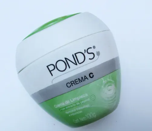 Crema Ponds C Extracto De Pepino- Remueve Maquillaje E Impurezas - Cont. 100Gr. 