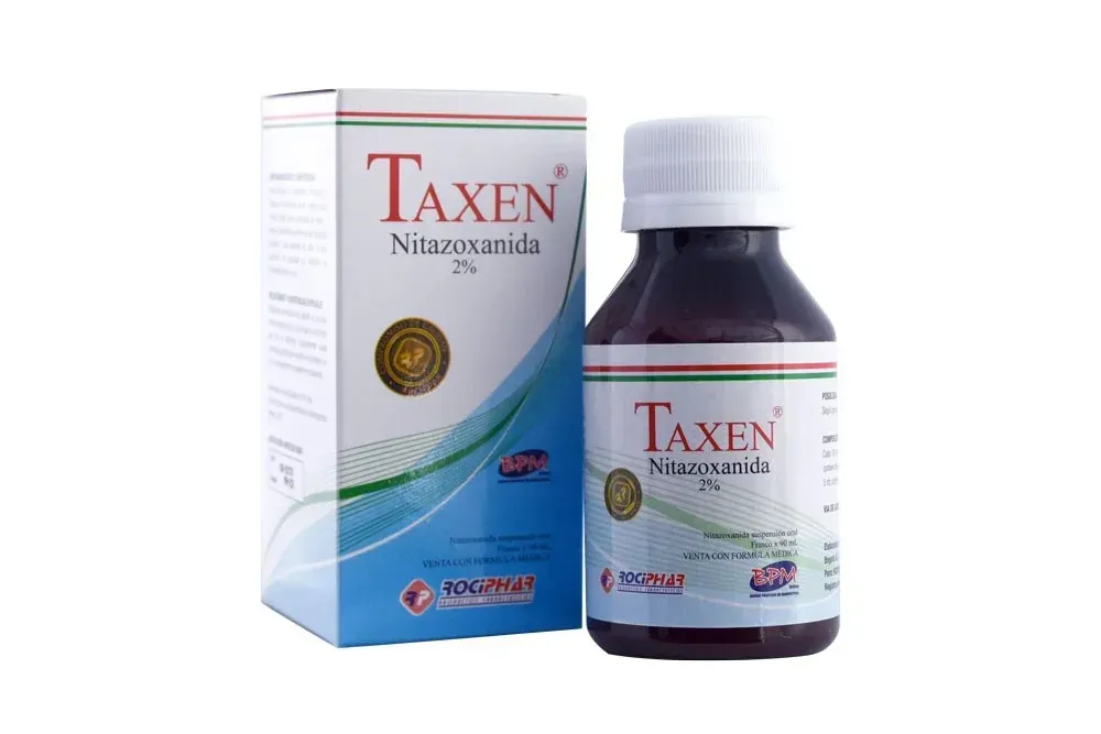 Taxen Nitazoxanida 2% Suspensión Oral  Lab Rociphar 