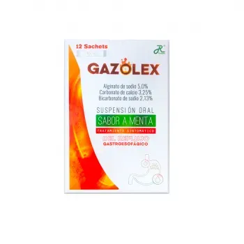 Gazolex Suspensión Oral Sabor A Menta 