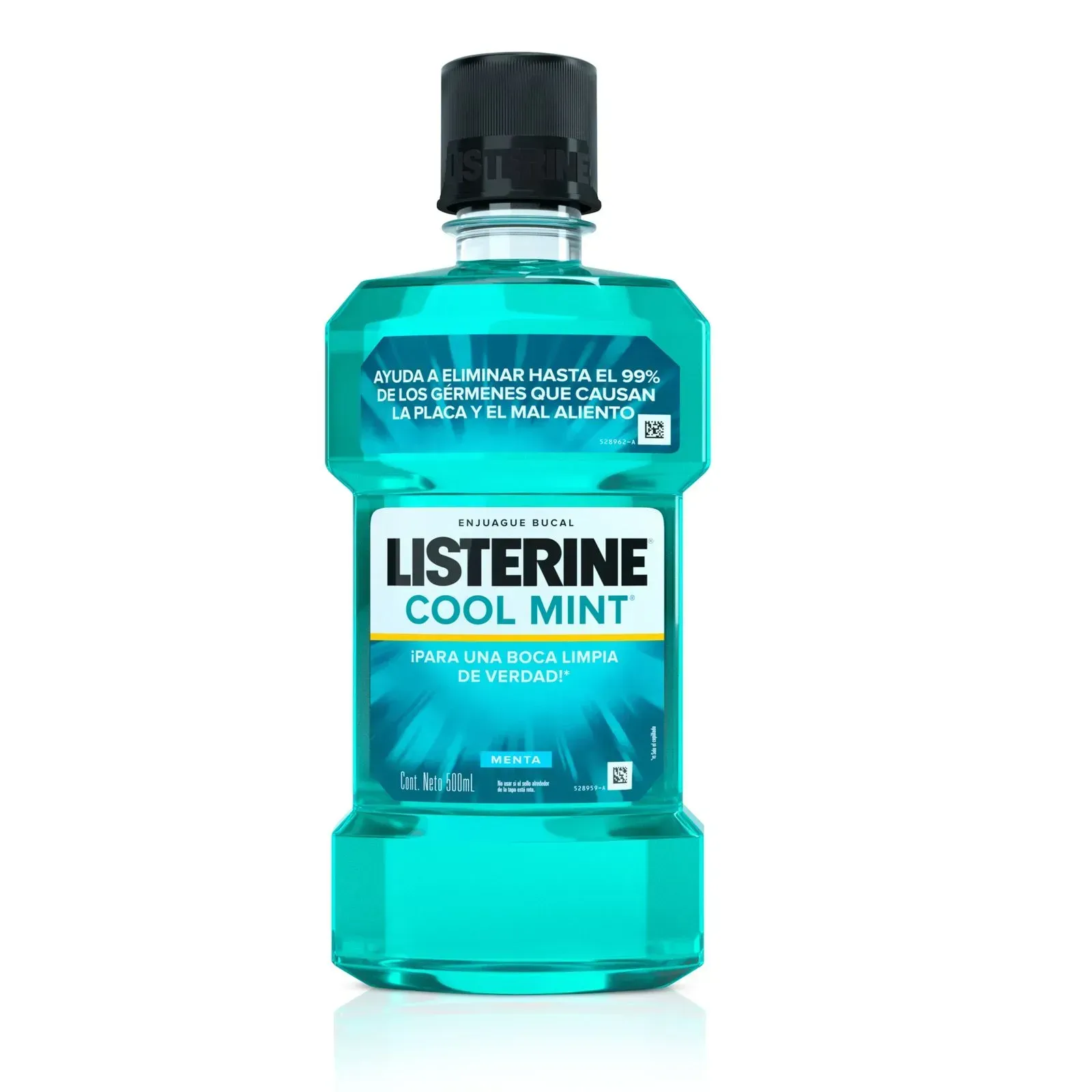 Enjuague Bucal Listerine Cool Mint Frescura Intensa 500Ml