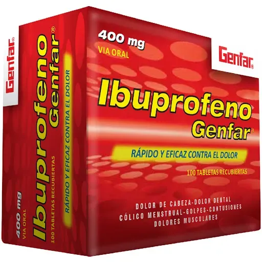 Ibuprofeno De 400Mg Genfar Blister X 10 Tab