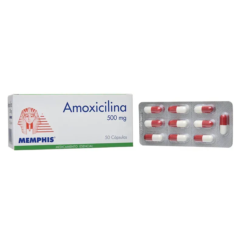 Amoxicilina 500Mg Blister X 10 Capsulas Memphis 