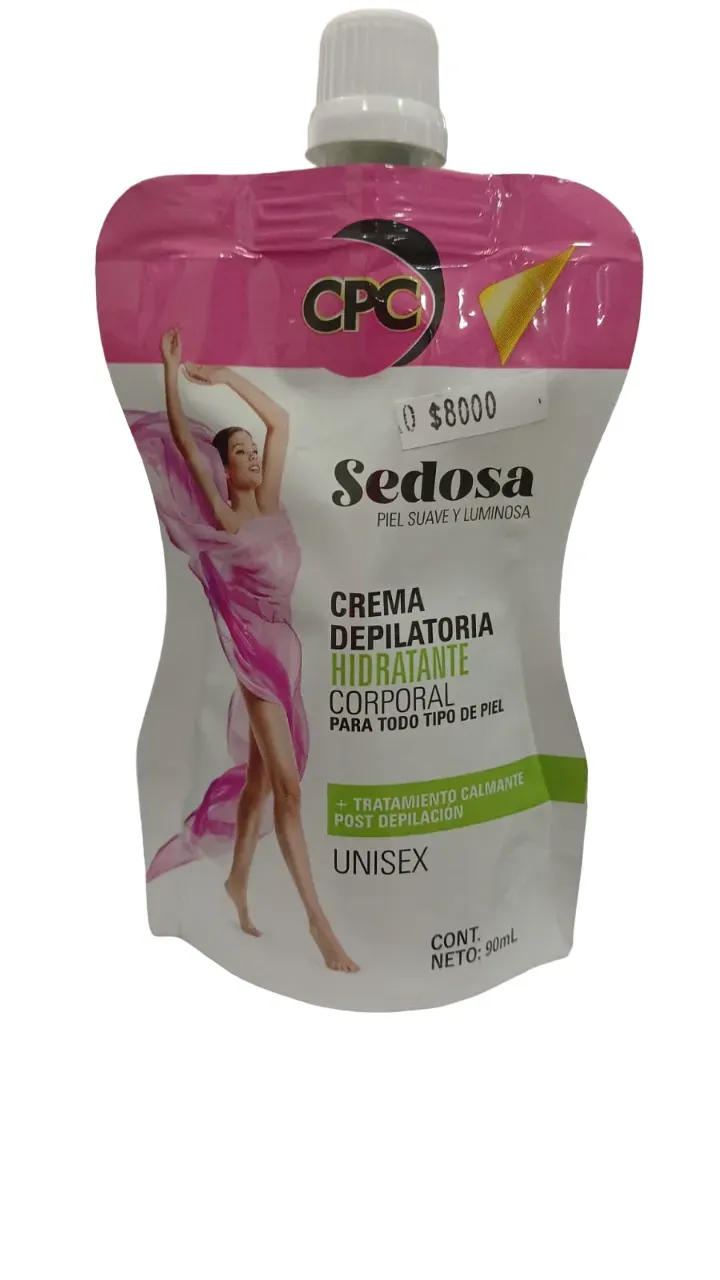 Crema Depilatoria Hidratante Corporal Para Todo Tipo De Piel 90ml 